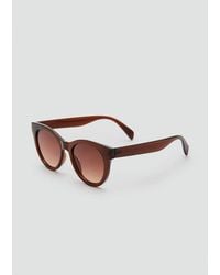 Mango - Round-Framed Sunglasses - Lyst