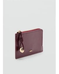Mango - Mini Beaded Card Holder - Lyst
