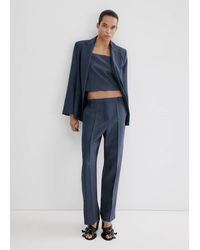 Mango - Lyocell Suit Vest - Lyst