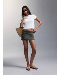 MANGO TEEN - Crochet Ruffle Skirt - Lyst