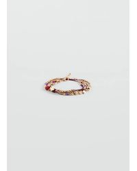 MANGO TEEN - Set Of 4 Combined Bracelets - Lyst