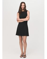 Mango - Kurzes Kleid Mit Faltendetails - Lyst