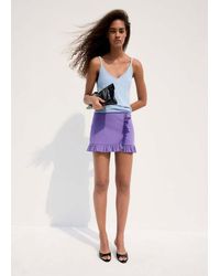 Mango - Knit Strap Top - Lyst