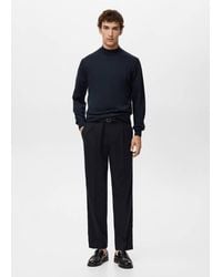 Mango - 100% Wool Turtleneck Sweater - Lyst