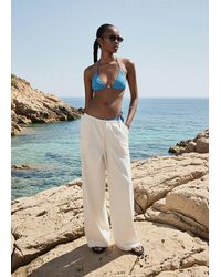 MANGO TEEN - Textured Bikini With Medium-Coverage Bottoms - Lyst