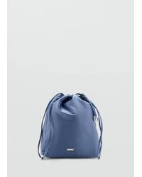 Mango - Satin Cord Pouch - Lyst