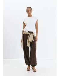 Mango - Short-Sleeved Cotton T-Shirt - Lyst