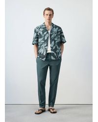 Mango - Regular-Fit Lyocell Trousers - Lyst