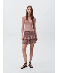 MANGO TEEN - Long-Sleeved Knitted T-Shirt - Lyst