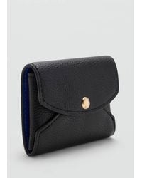 Mango - Small Flap Wallet - Lyst