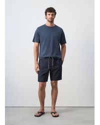 Mango - 100% Cotton Washed T-Shirt - Lyst
