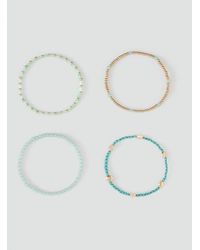 MANGO TEEN - Set Of 4 Combined Bracelets - Lyst