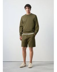 Mango - Lightweight 100% Cotton Sweatshirt - Lyst