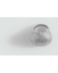 MANGO TEEN - Embossed Metal Ring - Lyst