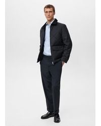 Mango - Quilted Water Repellent Jacket - Lyst