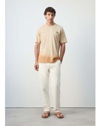 Mango - 100% Cotton Printed T-Shirt - Lyst