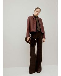 Mango - Faux-Leather Jacket With Pockets - Lyst
