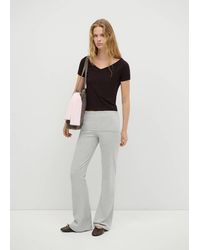 MANGO TEEN - Fold-Over Waist Leggings - Lyst