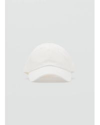 Mango - Plain Cotton Cap - Lyst