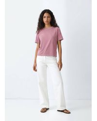 MANGO TEEN - 100% Cotton T-Shirt With Drawing - Lyst