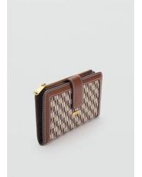 Mango - Wallet With Printed Logo - Lyst