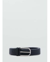 Mango - Braided Elastic Belt - Lyst