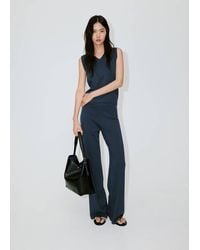 Mango - V-Neck Knit Top - Lyst