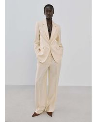 Mango - Lyocell Suit Blazer - Lyst