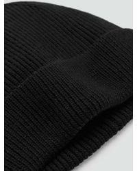 Mango - Ribbed Wool Hat - Lyst