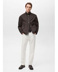 Mango - Tapered-Fit Selvedge Jeans - Lyst