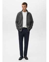 Mango - Regular-Fit Zip-Up Hoodie - Lyst