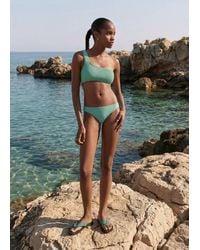 MANGO TEEN - Asymmetric Bikini With Mid-Rise Bottoms - Lyst