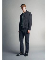 Mango - 100% Leather Jacket With Pockets - Lyst