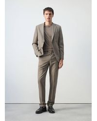 Mango - Turin 100% Wool Suit Trousers - Lyst