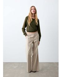 MANGO TEEN - Bow Knit Sweater - Lyst
