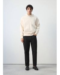 Mango - 100% Lightweight Cotton Hooded Sweatshirt - Lyst