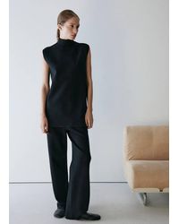 Mango - Milano-Knit Trousers - Lyst