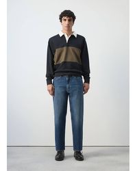 Mango - 100% Cotton Polo Sweatshirt - Lyst