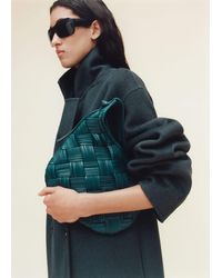 Mango - Braided Leather Bag - Lyst