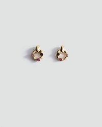 Mango - Crystal Hoop Earrings - Lyst