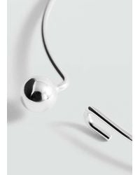 Mango - Rigid Collar With Circular Beading - Lyst