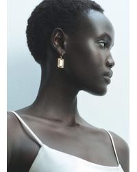 Mango - Pendant-Design Earrings - Lyst