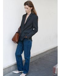 Mango - Straight-Fit Suit Blazer - Lyst