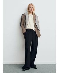 Mango - Straight Jacket With Flap Pockets - Lyst
