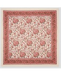 Mango - Floral Print Scarf - Lyst
