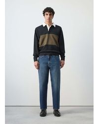 Mango - 100% Cotton Polo Sweatshirt - Lyst