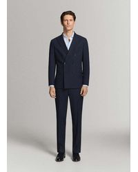 Mango - Monaco Slim-Fit Suit Trousers - Lyst