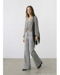 MANGO TEEN - Flowy Printed Blouse - Lyst