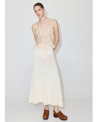 Mango - Crinkle Top With Embroidered Details - Lyst