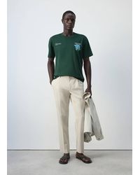 Mango - Regular Fit Trousers - Lyst